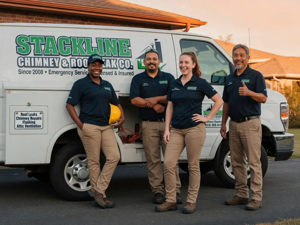 Chimney flashing repair company in Lawrence, MI